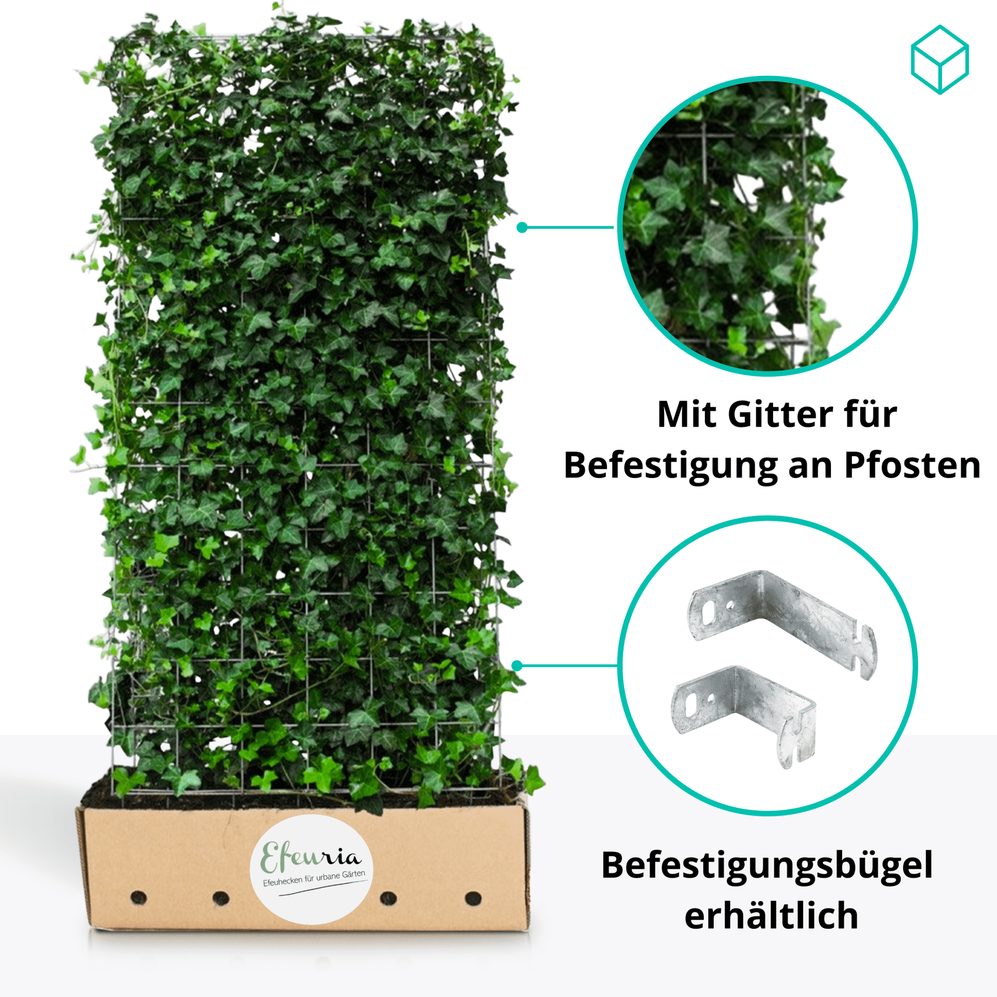 Befestigung Wandhalterungsbügel Metall galvanisiert (4 Stück) Befestigungen
