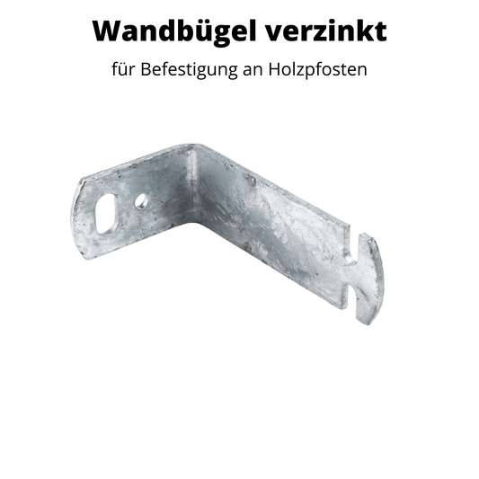 Befestigung Wandhalterungsbügel Metall galvanisiert (4 Stück) Befestigungen