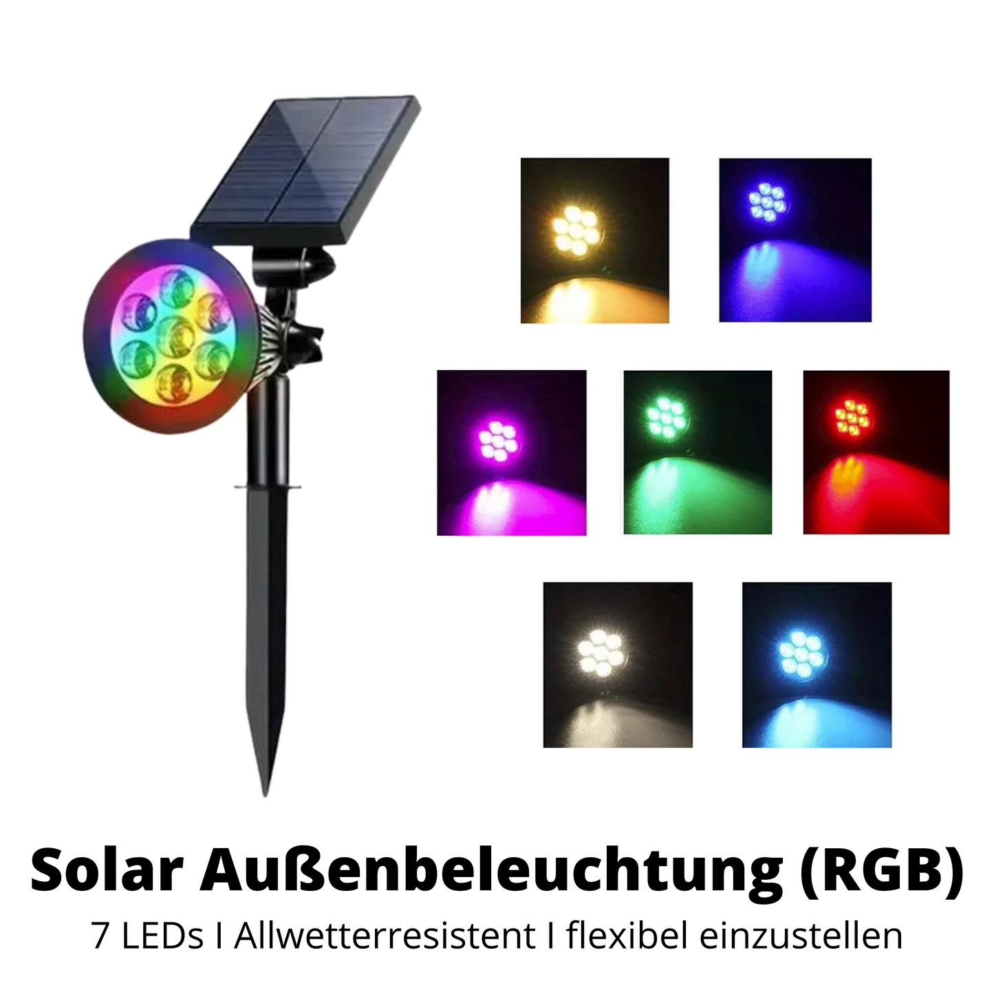 Solar Außenbeleuchtung (RGB)