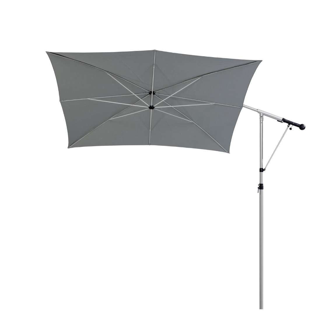 May Mezzo Sonnenschirm, Freiarmschirm, Ampelschirm - Quadratisch | 260 x 260 cm | Stoffart Poly | Volant optional | viele Farben Sichtschutz
