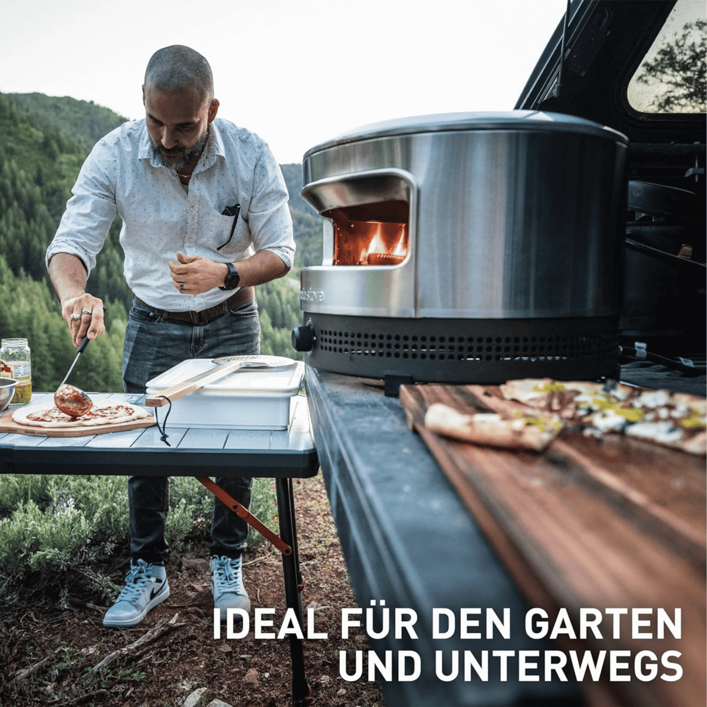 Mieten Solo Stove Pizzaofen Pi Prime Gasofen, Panoramaöffnung, Leihen statt Kaufen in München - Efeuria, die Gartenhecken aus Efeu