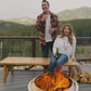 Solo Stove Yukon 2.0 + Standfuß, Feuerstelle, Feuerschale für Terrasse, Garten & Unterwegs, Feuertonne mit wenig Rauchentwicklung, Herausnehmbare Auffangschale, Edelstahl, Maße 68,5x50,5 cm, 18,3 kg