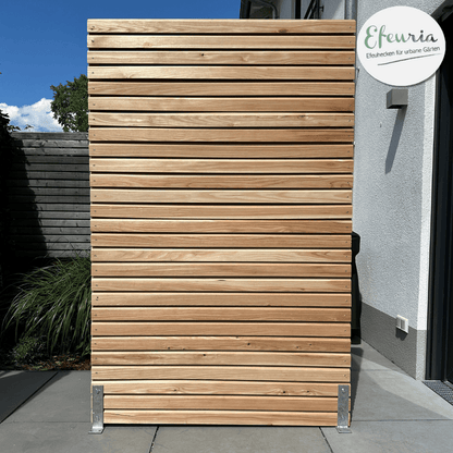 SilentGuard Rhombus Sichtschutz und Lärmschutz, Rhombuszaun als Sichtschutzwand, Holzelement 120x180 cm - Efeuria, die Gartenhecken aus Efeu
