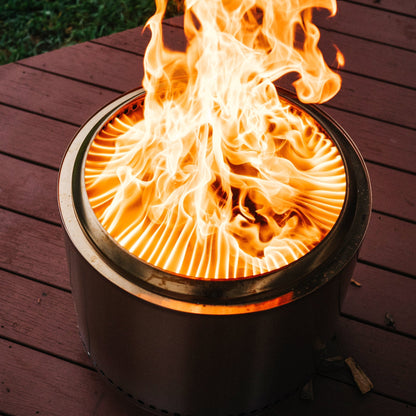 Solo Stove Feuerschale Bonfire 2.0 + Standfuß, Feuerstelle, Feuerschale für Terrasse, Feuertonne Feuerstelle